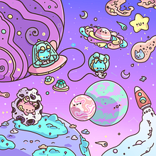My project for course: Designing Kawaii Worlds: Spread Joy Through Illustration. Un progetto di Character design, Illustrazione digitale e Manga di Katie G-J - 26.09.2022