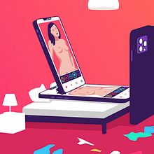 10 Years of Tinder. Een project van Traditionele illustratie van Lennart Gäbel - 01.08.2022