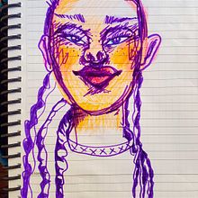 Dibujo con marcadores. Een project van Traditionele illustratie van Miguel Flores - 20.09.2022