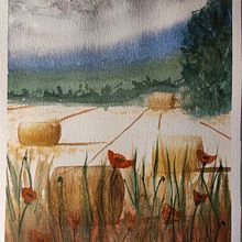 Il mio progetto del corso: Paesaggi ad acquerello: strumenti e tecniche sperimentali. Fine Arts, Painting, and Watercolor Painting project by Federica Attanasi - 09.19.2022