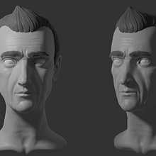 My project for course: Realistic 3D Portraits with ZBrush and KeyShot . 3D, modelare 3D și design de caractere 3D de ivanmotos_8 - 09.20.2022