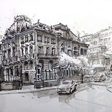 Oviedo Ein Projekt aus dem Bereich Traditionelle Illustration von Marcos Busta - 21.09.2022