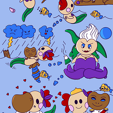 My project for course: Kawaii-Style Story Illustration. Traditional illustration, Character Design, Digital Illustration, and Manga project by avengerzanna - 09.21.2022