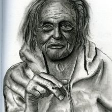 Mon projet du cours : Portrait artistique au fusain : créez des ambiances. Traditional illustration, Fine Arts, Drawing, Portrait Drawing, Realistic Drawing, and Artistic Drawing project by Christian Van Nechel - 09.21.2022