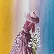 Pintura acrílica: Camponesas Ein Projekt aus dem Bereich Malerei, Malerei mit Acryl und Dekoratives Malen von Keila - 21.09.2022