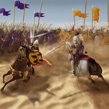 Meet me on the battlefield! Participation in the #bannerlordcreativecontest. Traditional illustration project by Bruno Leonardo Toledo - 11.30.2020
