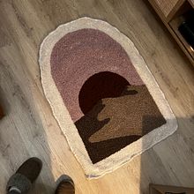Final Project: Rug. Accessor, Design, Arts, Crafts, Embroider, Decoration, Punch Needle, and Textile Design project by Demi S - 09.22.2022