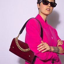 Le sac allumette en cuir . Een project van Naaiwerk, Upc, cling y DIY van Pigeoncoq - 22.09.2022
