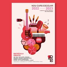 ARTS - Cartel ilustrado. Traditional illustration, Graphic Design, and Poster Design project by Pistacho Studio - 09.22.2022