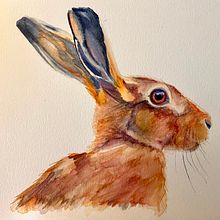 Rabbit. Pintura projeto de Buffy Weiss - 22.09.2022