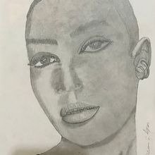 Meu projeto do curso: Retrato realista com lápis grafite. Traditional illustration, Fine Arts, Sketching, Pencil Drawing, Drawing, Portrait Drawing, Realistic Drawing, Artistic Drawing, and Figure Drawing project by Raissa Lopes - 09.22.2022