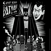 "Chip Kidd: Batman B+W" at Maryland Institute College of Art. Een project van  Ontwerp, Traditionele illustratie, Posterontwerp, T y pografie van David Plunkert - 22.09.2022