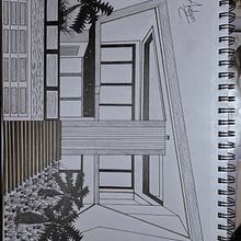 LA CASA BELLA. Ilustração tradicional, Arquitetura, e Artesanato projeto de Ariel Carabajo - 22.09.2022
