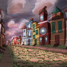 My project for course: Digital Background Painting for Animation Ein Projekt aus dem Bereich Traditionelle Illustration, Animation, Digitale Illustration und Digitale Malerei von Kiana Gacuma - 23.09.2022