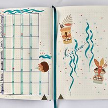 Meu projeto do curso: Bullet journal criativo: aumente sua produtividade. Un progetto di Illustrazione tradizionale, Lettering, DIY, H, lettering, Management, produttività e Artigianato di Sílvia Roma - 23.06.2022