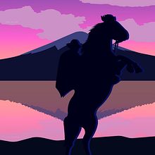 🇪🇨 - atardecer. Traditional illustration project by Bryan Delgado - 09.23.2022