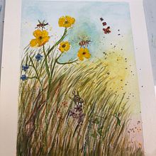 My project for course: Illustrating the Natural World with Watercolor and Charcoal. Un proyecto de Ilustración tradicional e Ilustración naturalista				 de Maggie Nolte-Walker - 24.09.2022