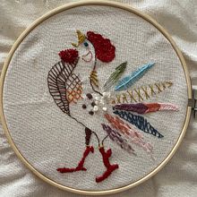 My project for course: Embroidery Techniques: Illustrating with Needle and Thread Ein Projekt aus dem Bereich Stickerei und Textildesign von jacqueline_cuzino - 24.09.2022