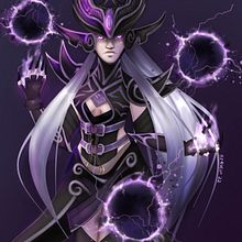 Syndra. Traditional illustration project by Iza A. - 09.24.2022