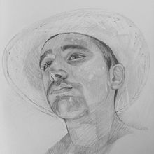 Mi proyecto del curso: Sketchbook de retrato: explora el rostro humano. Projekt z dziedziny Sketching,  R, sunek, Portret,  R, sunek art, st, czn i Sketchbook użytkownika davidmarrerofuentes - 23.09.2022