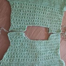 Mi proyecto del curso: Diseño de prendas a crochet: patronaje y escalado de tallas. Fashion Design, Crochet, Textile Design, and Fiber Arts project by Maria Neried Romero Esquivel - 09.24.2022