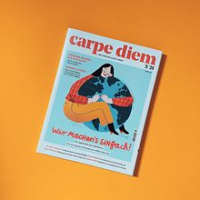 Carpe Diem Magazine. Un progetto di Illustrazione tradizionale, Illustrazione editoriale e Design editoriale di Rachel Katstaller - 25.09.2022