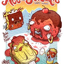 ICE-SCREAM. Un progetto di Illustrazione tradizionale, Graphic design e Illustrazione digitale di Mathias Grosso - 25.09.2022