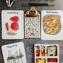 Scarlett Elf Cap. Un proyecto de Pintura a la acuarela de Mayo Moreno - 26.09.2022