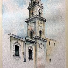 Mi proyecto del curso: Técnicas modernas para paisajes urbanos en acuarela Ein Projekt aus dem Bereich Malerei und Aquarellmalerei von Lara Barbali - 26.09.2022