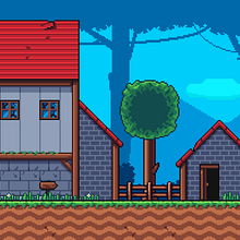 My project for course: Creation of Pixel Art Scenes for Video Games. Un proyecto de Animación 2D, Animación 3D, Videojuegos, Pixel art, Diseño de videojuegos y Desarrollo de videojuegos de Anton Homenko - 26.09.2022