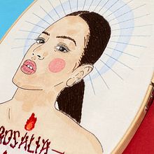 Mi proyecto del curso: Creación de retratos bordados en acuarela. Un proyecto de Pintura, Pintura a la acuarela, Bordado y Diseño textil de flor_atencia - 25.09.2022