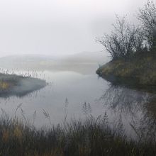 Grey Lake. 3D, and Matte Painting project by Ale Barbosa - 09.27.2022