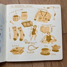 My project for course: Illustrated Life Journal: A Daily Mindful Practice. Projekt z dziedziny  Sztuki piękne, Sketching, Kreat, wność,  R, sunek i Sketchbook użytkownika sienkowska_paulina - 27.09.2022