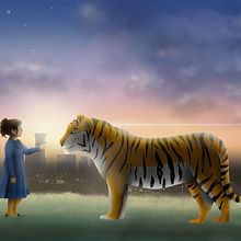 Mein Abschlussprojekt für den Kurs: Digitale Fantasy-Tierillustration für Anfänger. Projekt z dziedziny Trad, c, jna ilustracja,  R, sunek, Ilustracja c, frowa, R, sunek c, frow, Malarstwo c i frowe użytkownika julerech - 27.09.2022