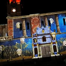 Videomapping El Último Grito. Un projet de Créativité, Écriture de fiction, Vidéo, Édition vidéo, Multimédia, Art urbain, Production audiovisuelle, ArchVIZ, Postproduction audiovisuelle , et Réalisation de Álvaro Gutiérrez Flórez - 19.08.2019