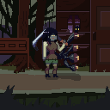 Meu projeto do curso: Introdução ao desenho de personagens em pixel art. Un progetto di Character design, Videogiochi, Pixel art e Progettazione di videogiochi di devyd1234567890 - 25.09.2022