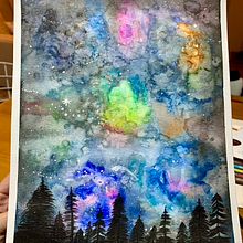 Mi proyecto del curso: Técnicas modernas de acuarela. Ilustração tradicional, Artes plásticas, Pintura, e Pintura em aquarela projeto de Alicia - 27.09.2022