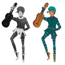 Mi proyecto del curso: Fábrica de personajes ilustrados. Traditional illustration, Character Design, Digital Illustration, Children's Illustration, and Narrative project by Tello Reina - 09.25.2022