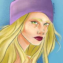My project for course: Female Character Portraits in Procreate. Un proyecto de Ilustración tradicional, Ilustración digital y Dibujo digital de Iza A. - 28.09.2022
