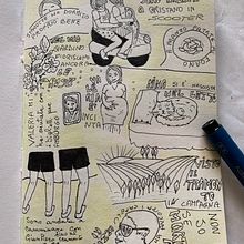 Il mio progetto del corso: Diario illustrato: un'abitudine per vivere ogni giorno con consapevolezza. Un progetto di Belle arti, Bozzetti, Creatività, Disegno e Sketchbook di anna_mandis57 - 28.09.2022
