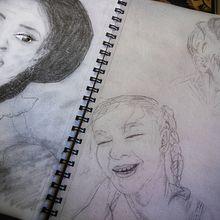 Mi proyecto del curso: Sketchbook de retrato: explora el rostro humano. Un projet de Esquisse , Dessin, Dessin de portrait, Dessin artistique , et Carnet de croquis de Francisca Lorente Galvez - 28.09.2022