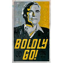LEGO Gene Roddenberry Portrait. Design project by Samuel Hatmaker - 09.28.2022