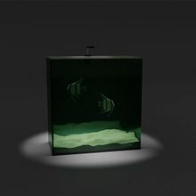 acuario Low poly. Un proyecto de Modelado 3D de Julio Montero - 28.09.1995