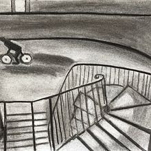 D.A2: primer dibujo a carboncillo.. Een project van  Artistieke tekening van Carla Villamana - 29.09.2022