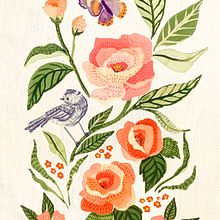 Mi proyecto del curso: Ilustración floral con gouache. Projekt z dziedziny Ilustracja c, frowa, R, sunek botaniczn i Malowanie gwaszami użytkownika Debbie Marentes - 24.09.2022