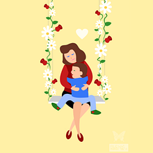 Mother's Day. Un proyecto de Ilustración tradicional de Weronika Motylewska - 29.09.2022