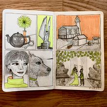 My project for course: Sketchbooking for Beginners: Learn to Draw Your Surroundings. Un proyecto de Ilustración tradicional, Bocetado, Creatividad, Dibujo y Sketchbook de Katsurasura - 29.09.2022