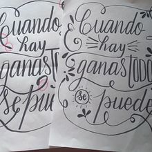 Mi proyecto del curso: Introducción al script lettering. Un proyecto de Lettering, H y lettering de Mabel Istillarte - 29.09.2022