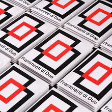 Frammenti di Due. Un proyecto de Diseño gráfico, Tipografía, Br, ing e Identidad y Serigrafía de Matteo Campostrini - 30.09.2022