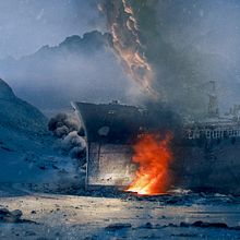 Ghost Ship. Un proyecto de Fotografía, Bellas Artes, Post-producción fotográfica		, Collage, Retoque fotográfico, Dibujo, Ilustración digital, Fotografía digital, Dibujo digital, Pintura digital y Matte Painting de Gastón Rouge - 30.09.2022